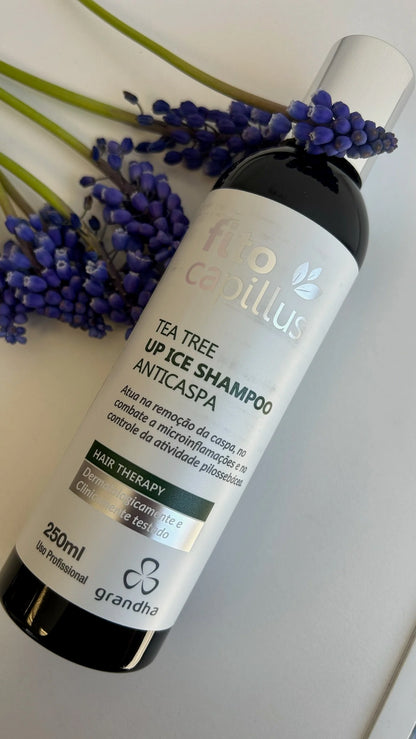 Grandha  UP ICE SHAMPOO ANTI-PELLICULAIRE  - TEA TREE