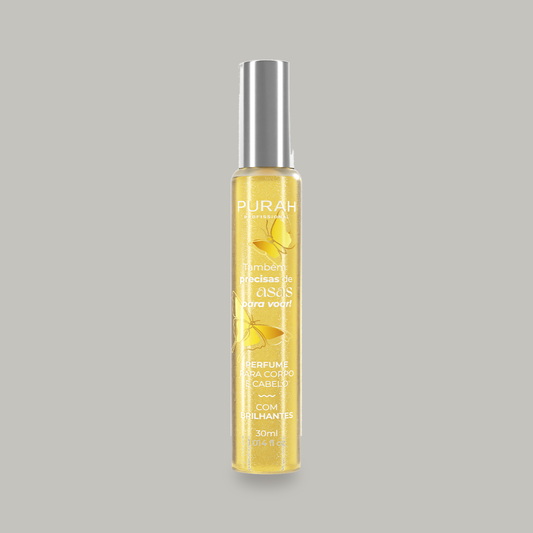 Purah Perfume para Cabelo Argan (Amarelo) 30ml