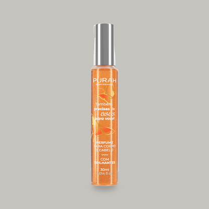 Purah Perfume para Cabelo Bella Color (Laranja) 30ml