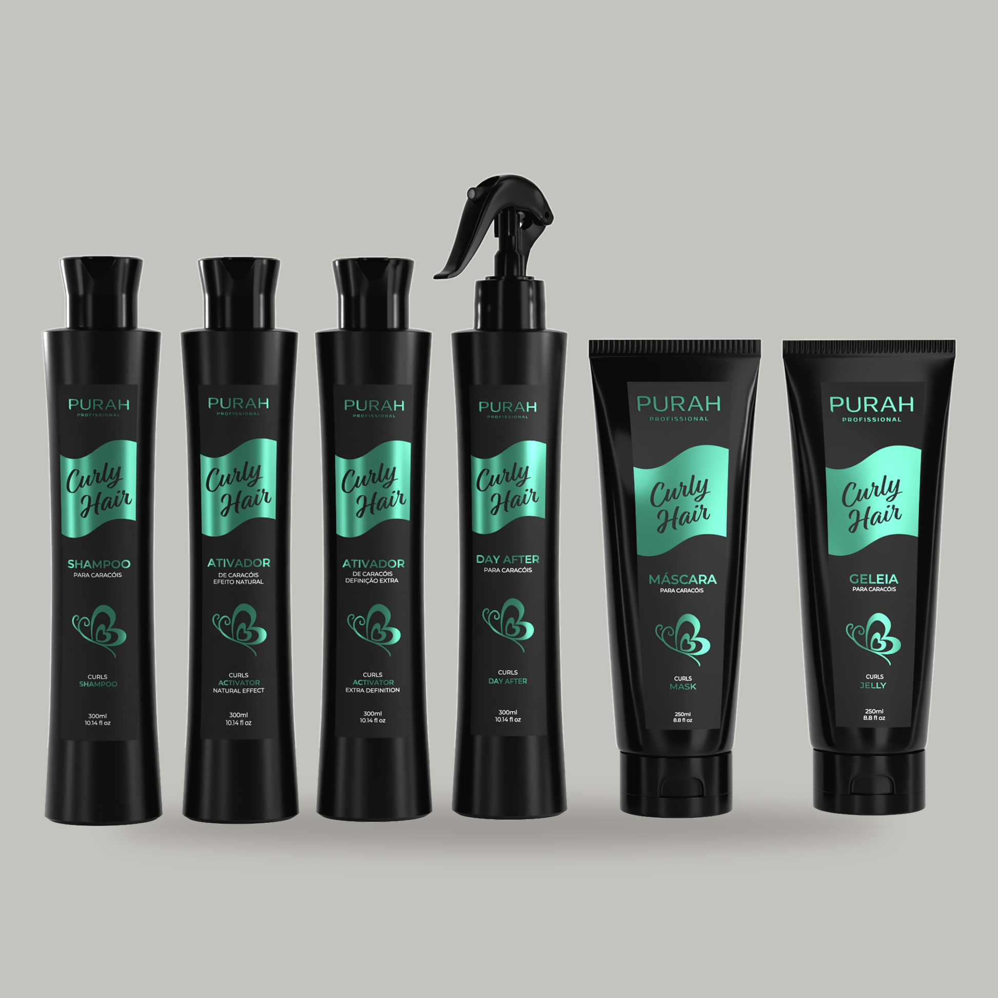 Purah Perfume para Cabelo Curly (Verde) 30ml