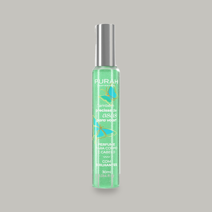 Purah Perfume para Cabelo Curly (Verde) 30ml