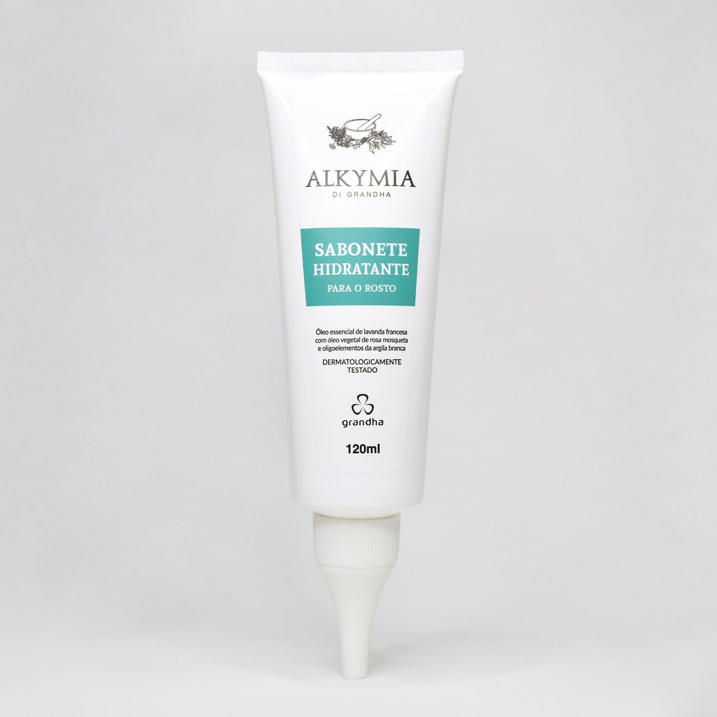 Sabonete Facial com Óleo Essencial e Argila Branca 120ml