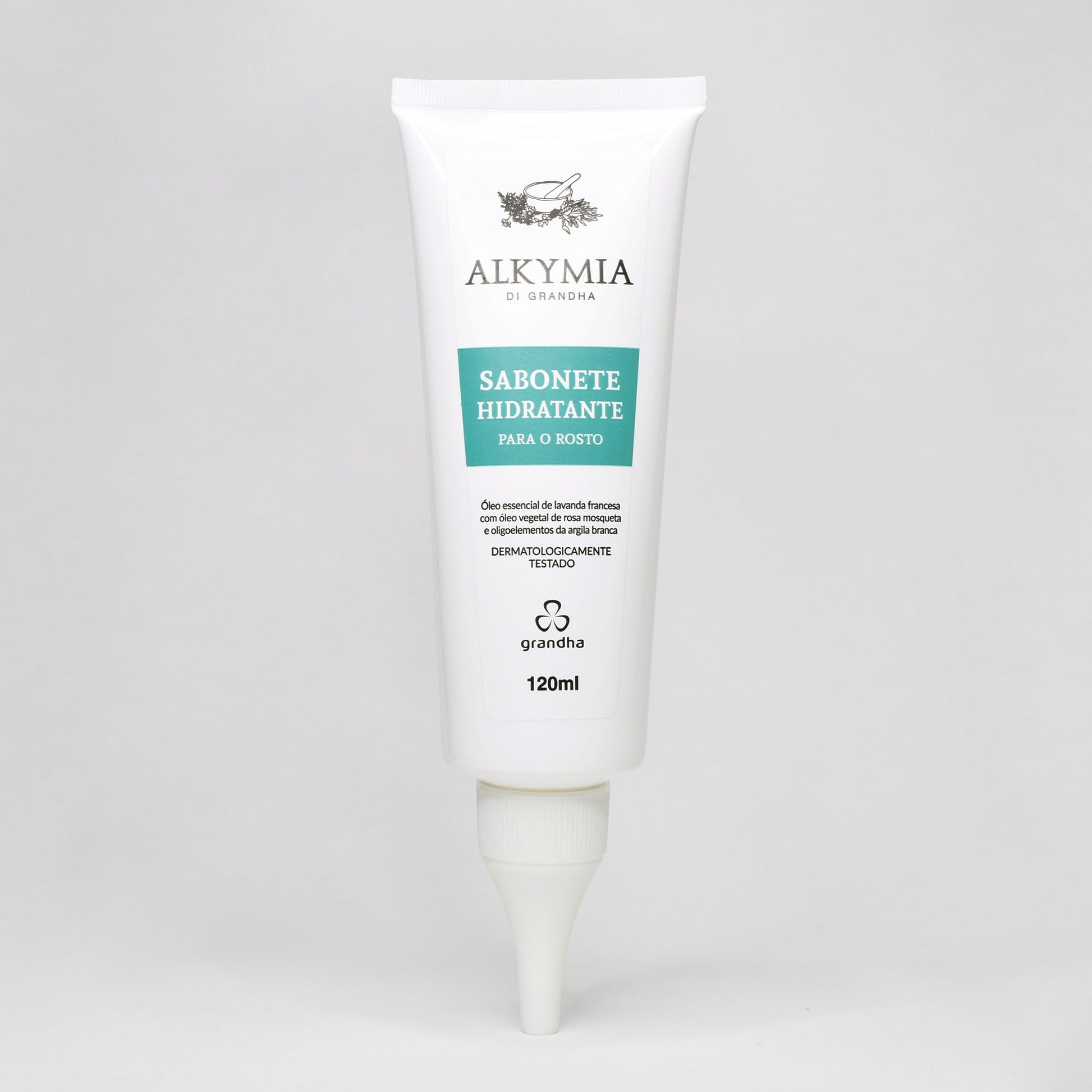 Sabonete Facial com Óleo Essencial e Argila Branca 120ml