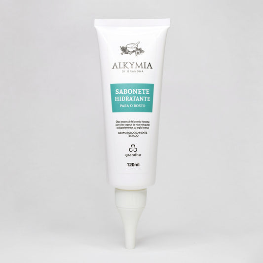 Sabonete Facial com Óleo Essencial e Argila Branca 120ml
