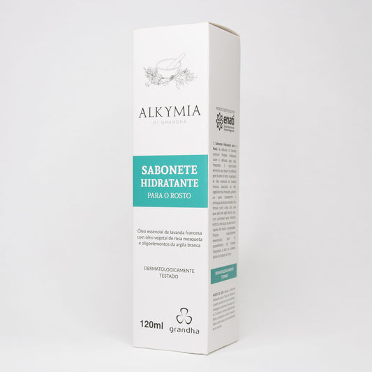 Sabonete Facial com Óleo Essencial e Argila Branca 120ml