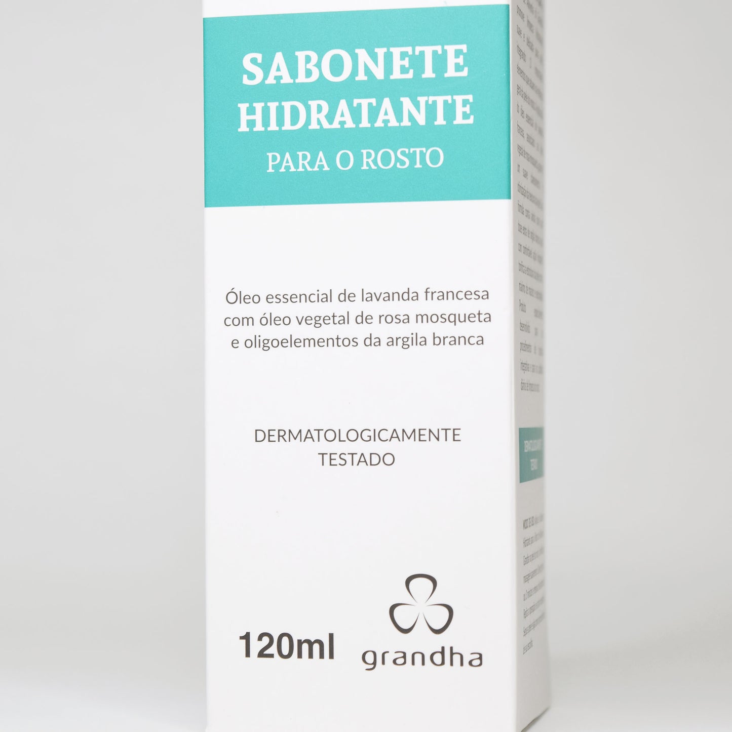 Sabonete Facial com Óleo Essencial e Argila Branca 120ml