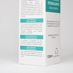 Sabonete Facial com Óleo Essencial e Argila Branca 120ml