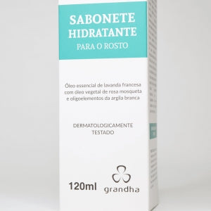 Sabonete Facial com Óleo Essencial e Argila Branca 120ml